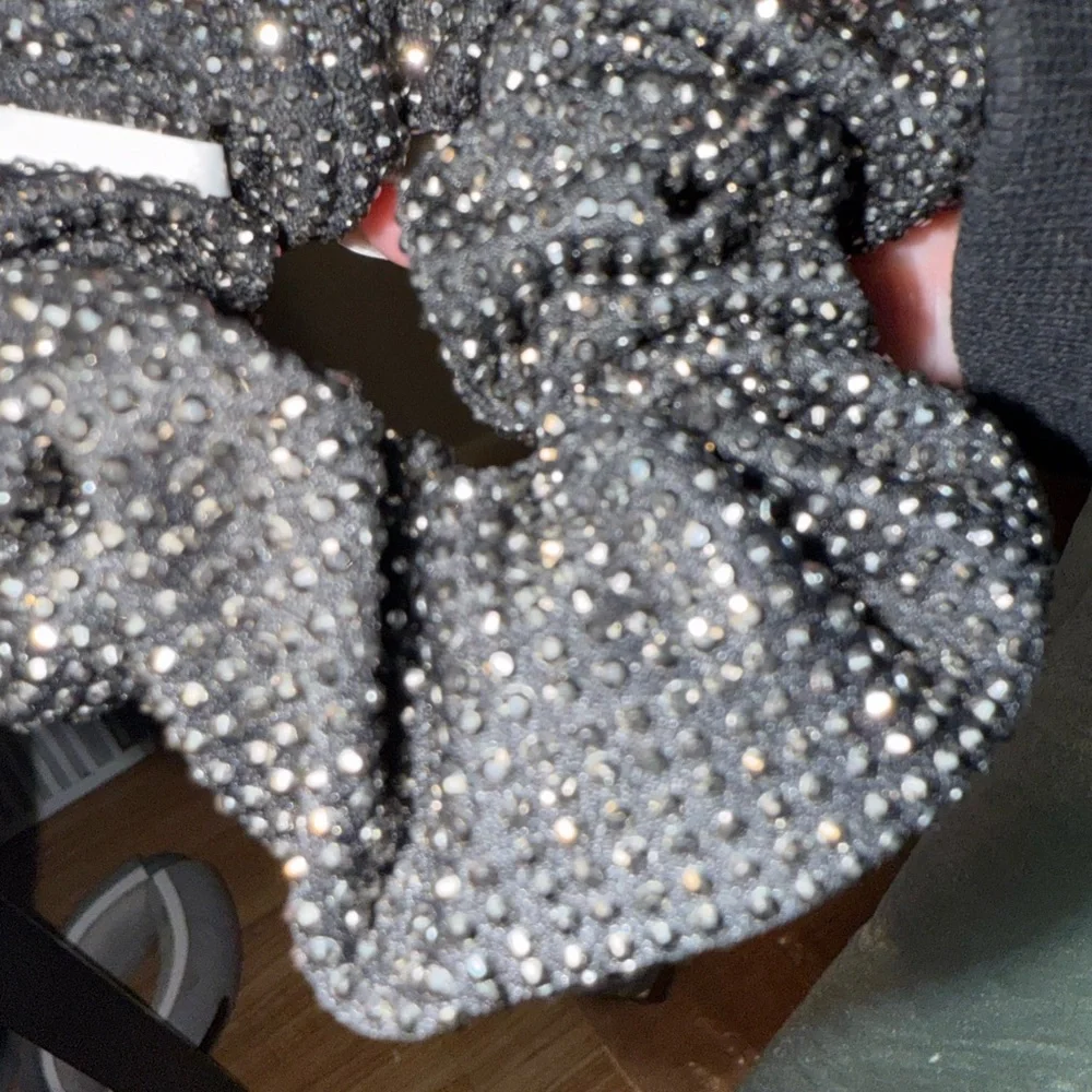 Glam Black Rhinestone Scrunchie Bundle | Stoney Clover Lane & Velvet Crystal